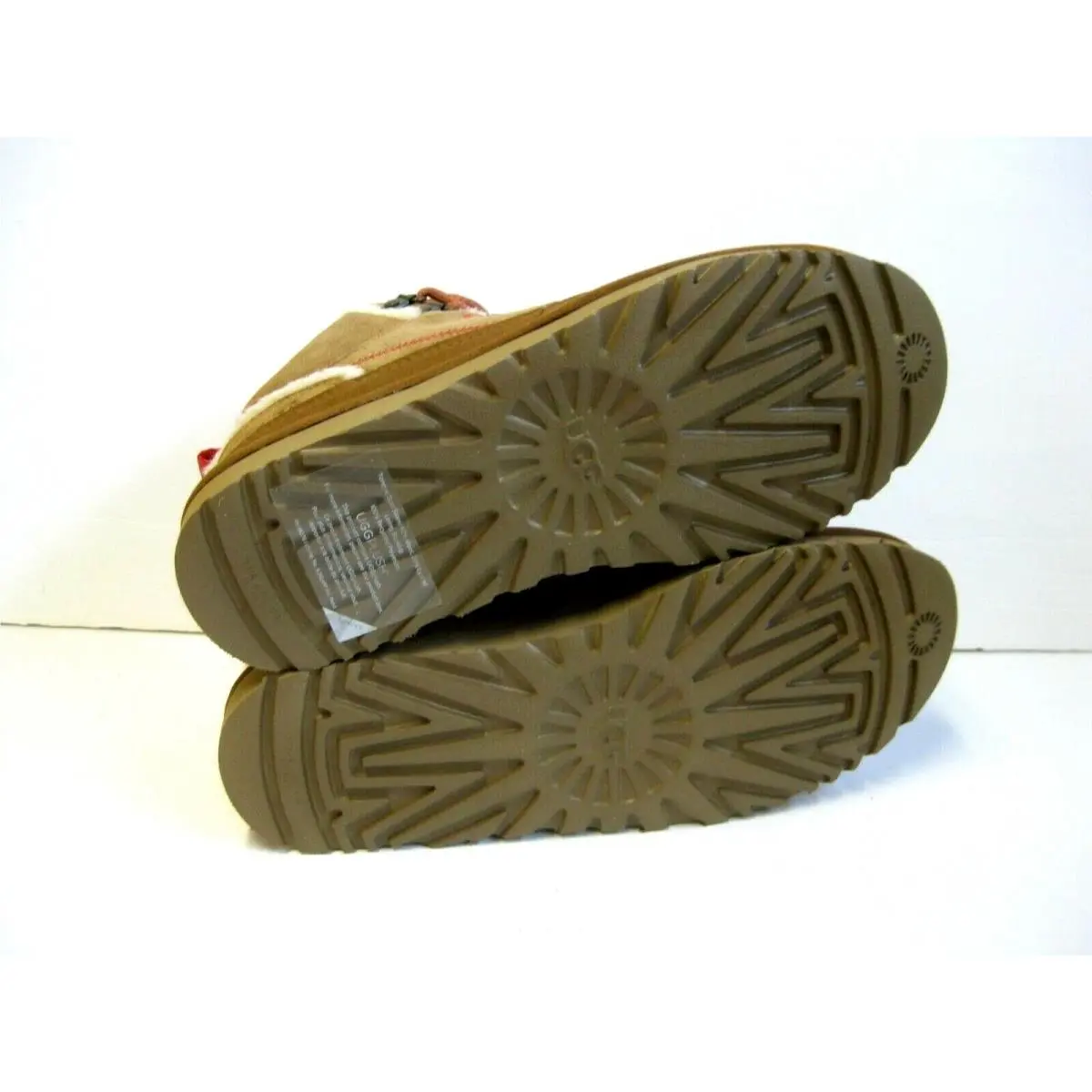 UGG shoes - UGG HIGHLAND HI HERITAGE - HIGHLAND HERITAGE - Chestnut / Fire Red Suede 3