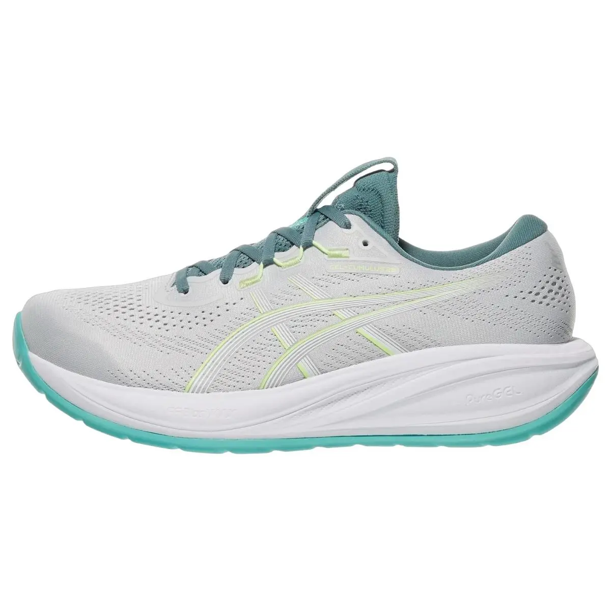 Asics shoes - Gel Cumulus 28 - Gel Cumulus - 1011C143021 - Cloud Grey/Energy Aqua 5
