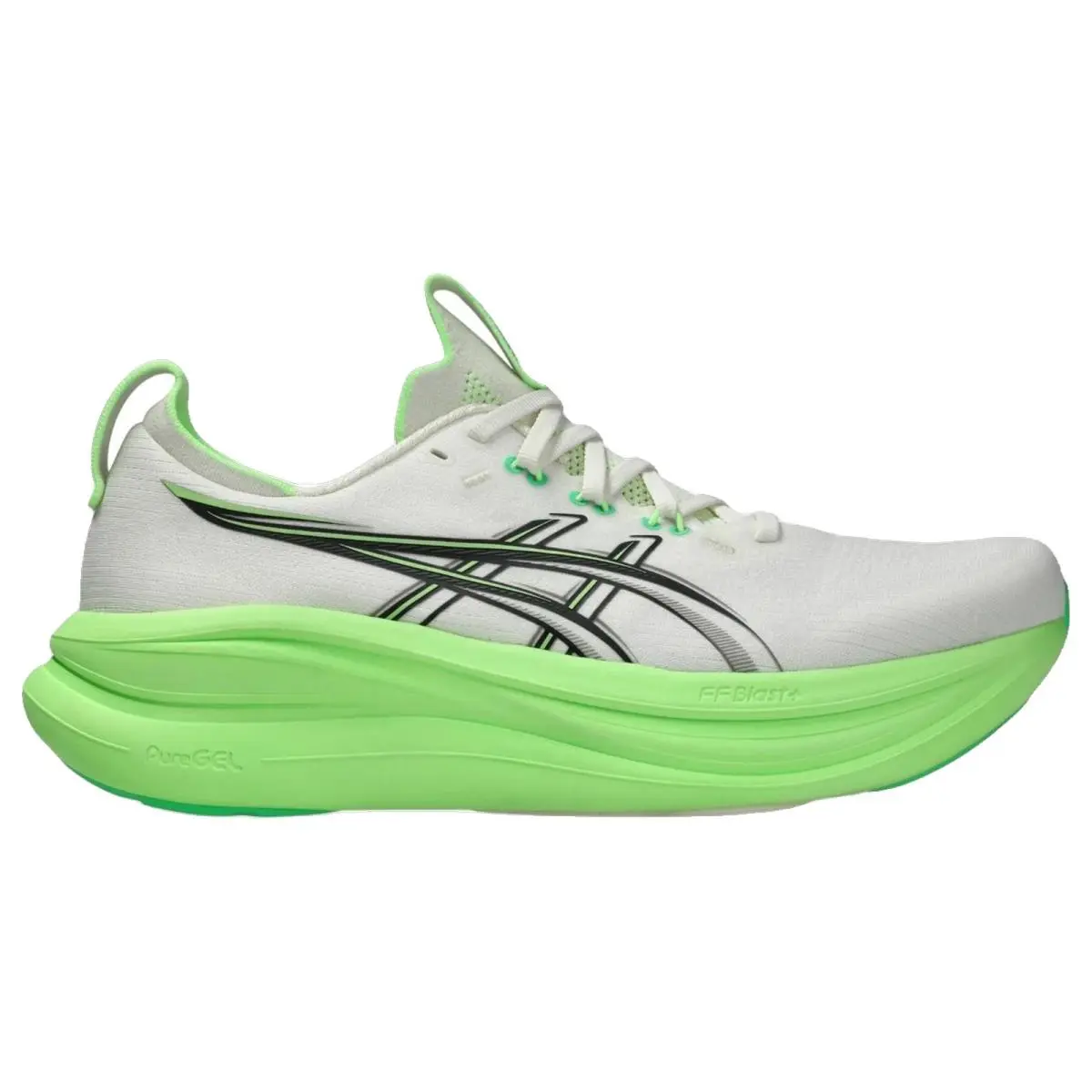 Asics shoes - Gel Nimbus 28 - Gel Nimbus - 1011C127101 - Cream/Black 7