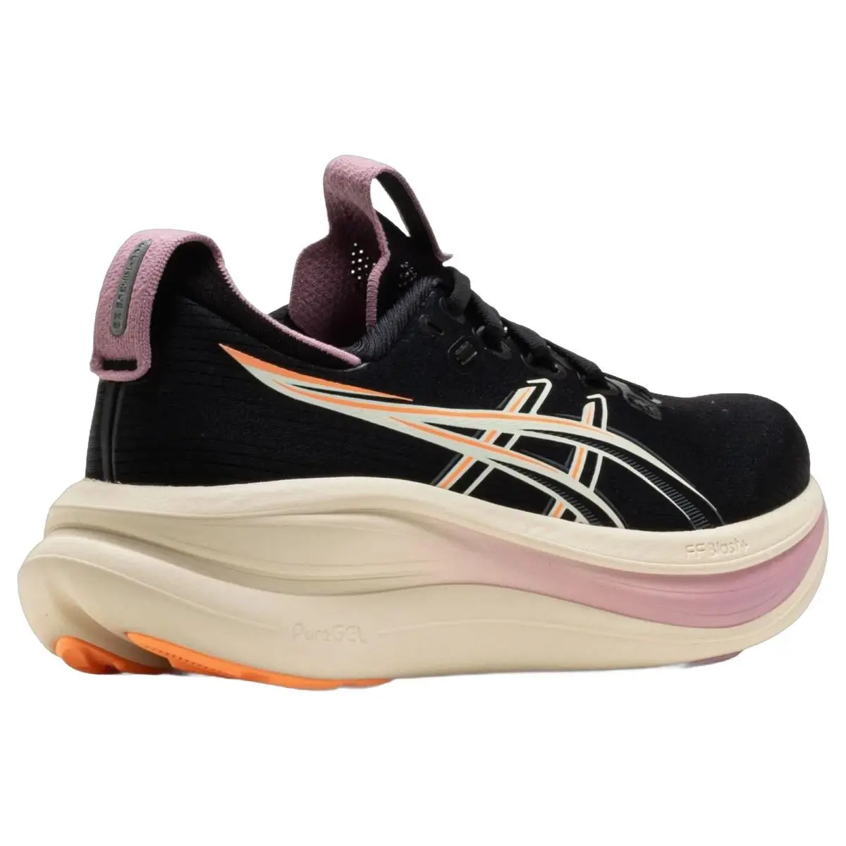 Asics shoes - Gel Nimbus 28 - Gel Nimbus - 1012B899004 - Black/Taro Purple 4