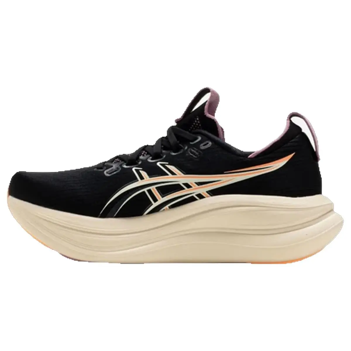 Asics shoes - Gel Nimbus 28 - Gel Nimbus - 1012B899004 - Black/Taro Purple 7