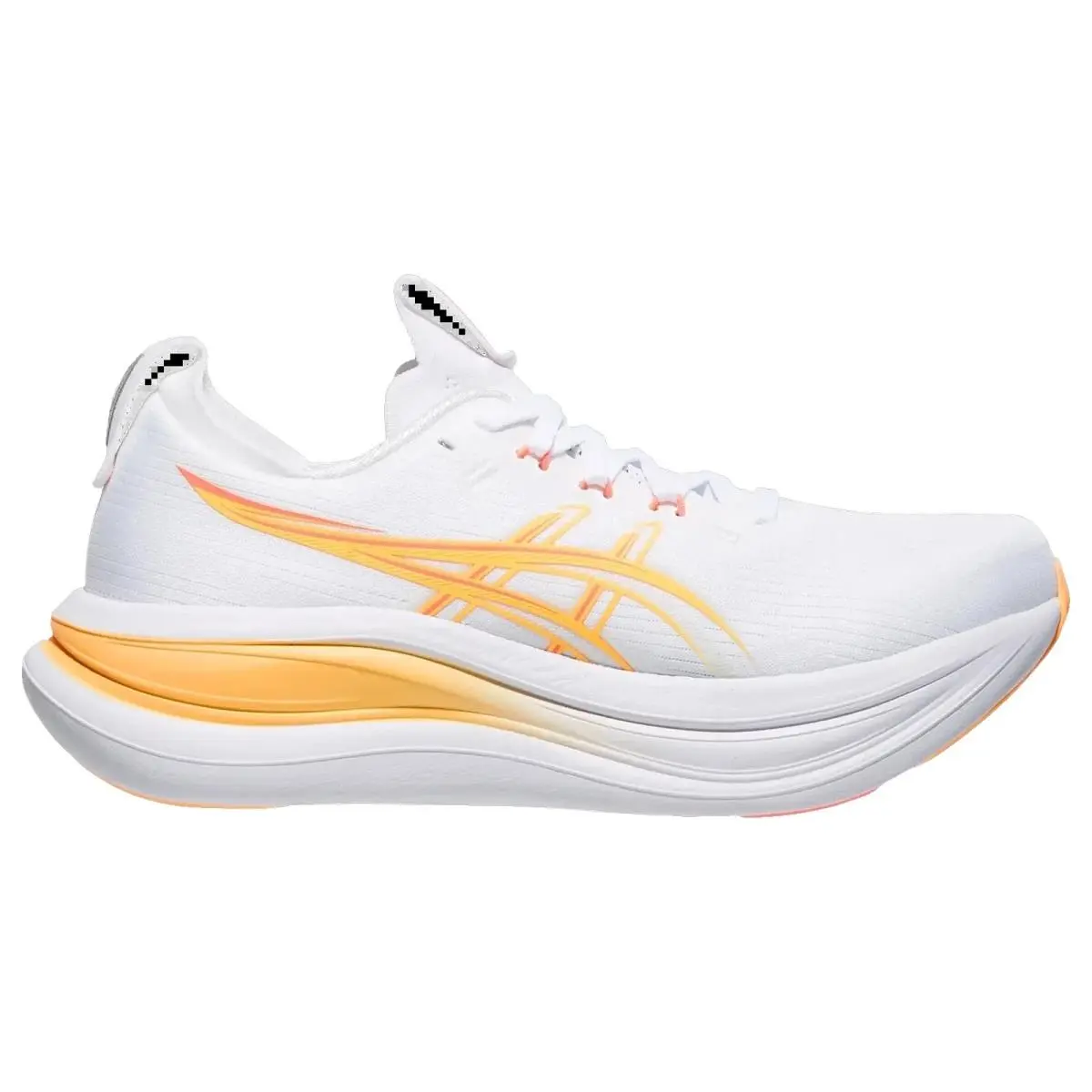Asics shoes - Gel Nimbus 28 - Gel Nimbus - 1012B899102 - White/Sun Coral 1