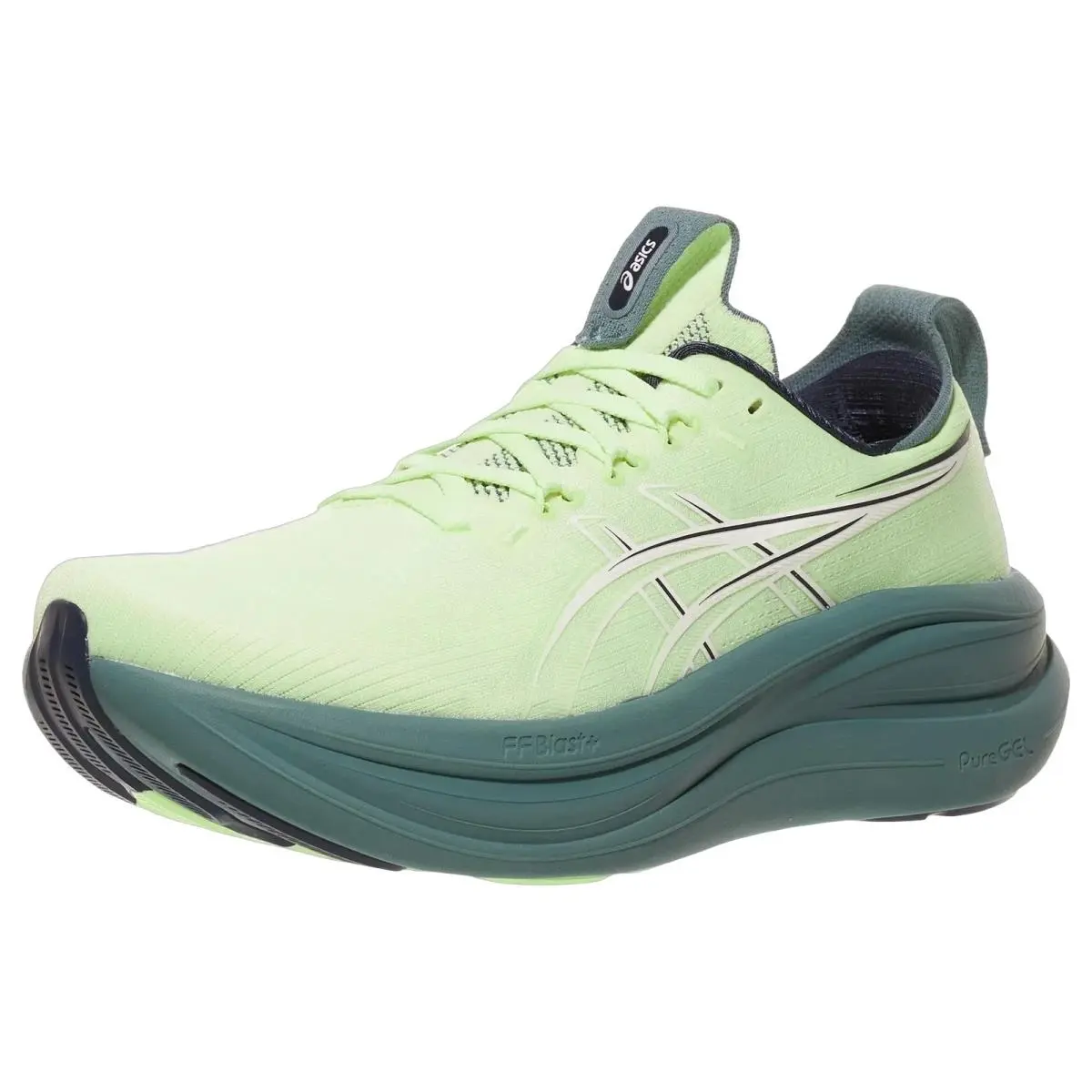 Asics shoes - Gel Nimbus 28 - Gel Nimbus - 1011C127750 - Yellow/Foggy Teal 0