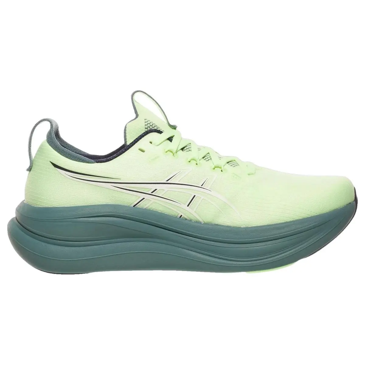 Asics shoes - Gel Nimbus 28 - Gel Nimbus - 1011C127750 - Yellow/Foggy Teal 7