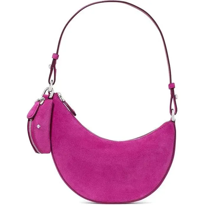 New York Duo Suede Mini Shoulder Bag - Beet Suede by Kate Spade