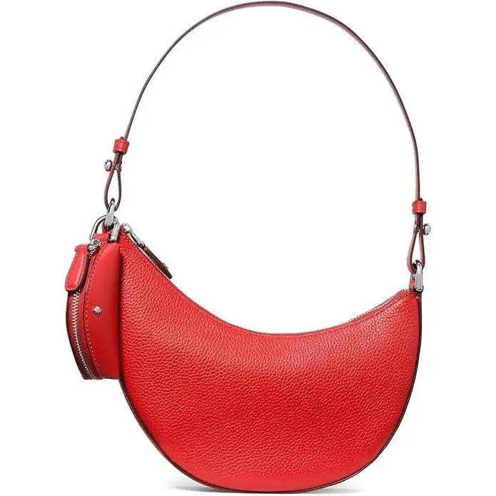 New York Duo Suede Mini Shoulder Bag - Heirloom Tomato by Kate Spade