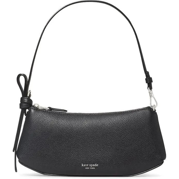 Kate Spade New York Loop Suede Pochette - Black