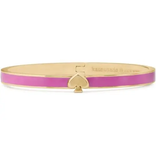 New York Womens Everyday Spade Thin Enamel Bangle by Kate Spade