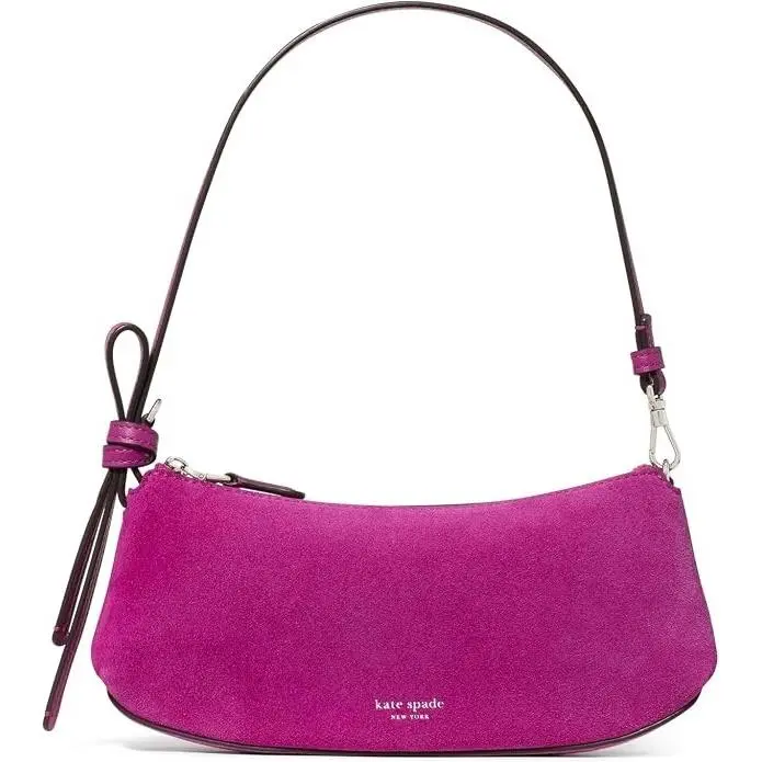 New York Loop Suede Pochette - Beet Suede by Kate Spade