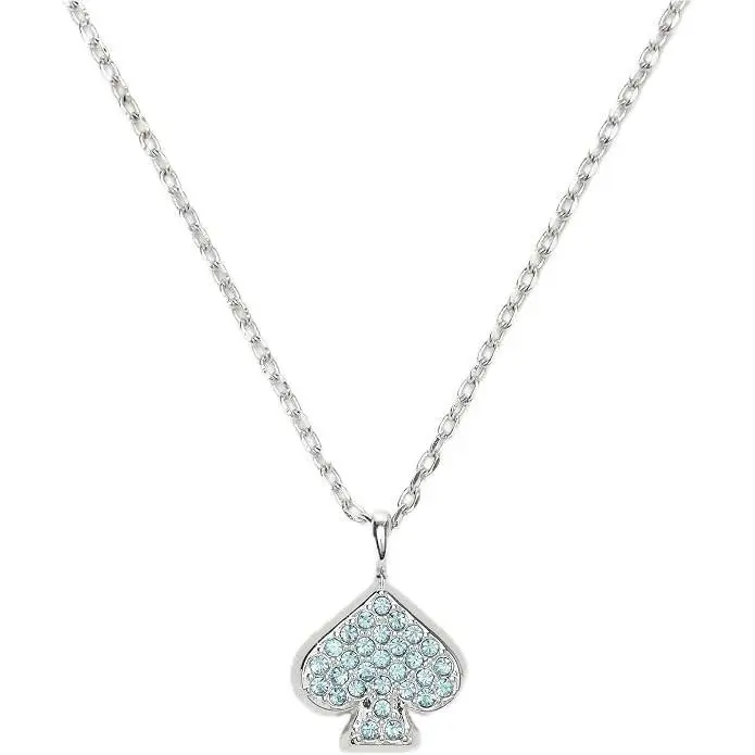 Kate Spade New York Womens Everyday Spade Pave Mini Pendant