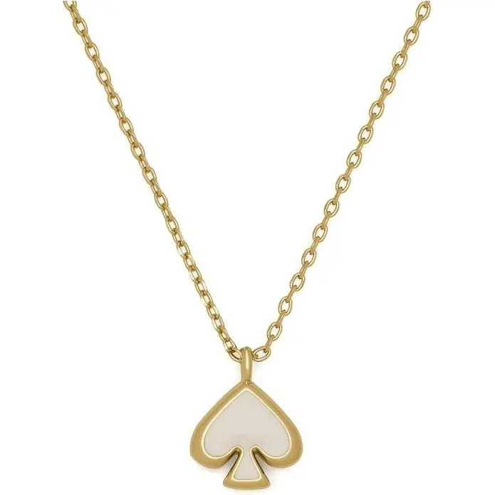 Kate Spade New York Womens Everyday Spade Pave Mini Pendant