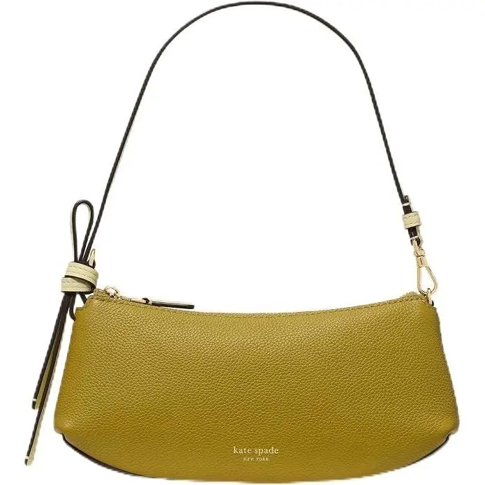 New York Loop Suede Pochette - Colorblocked Laurel Leaf by Kate Spade