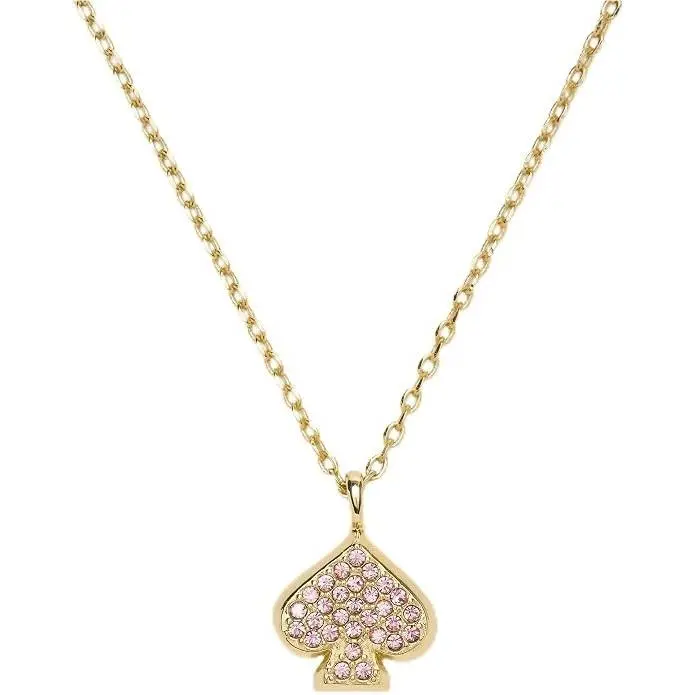 Kate Spade New York Womens Everyday Spade Pave Mini Pendant