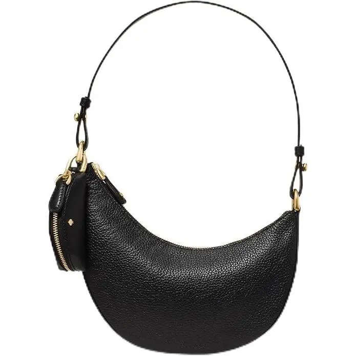 New York Duo Suede Mini Shoulder Bag - Black/gold by Kate Spade
