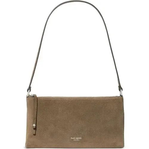 New York Fling Pochette - Driftwood Suede by Kate Spade