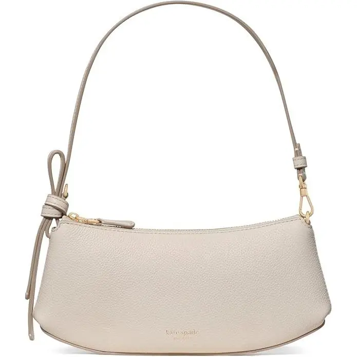 Kate Spade New York Loop Suede Pochette - Cashew Milk