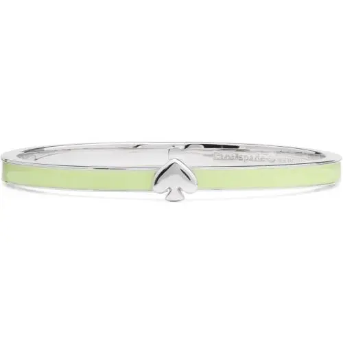 Kate Spade New York Womens Everyday Spade Thin Enamel Bangle