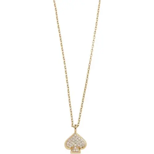 Kate Spade New York Womens Everyday Spade Pave Mini Pendant