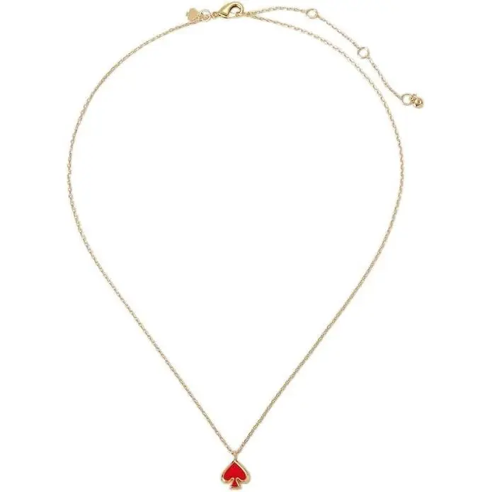 Kate Spade New York Womens Everyday Spade Pave Mini Pendant