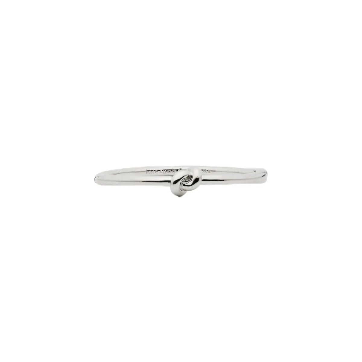 New York Sailor`s Knot Hinge Silver Bangle Nautical Jewelry One Size by Kate Spade