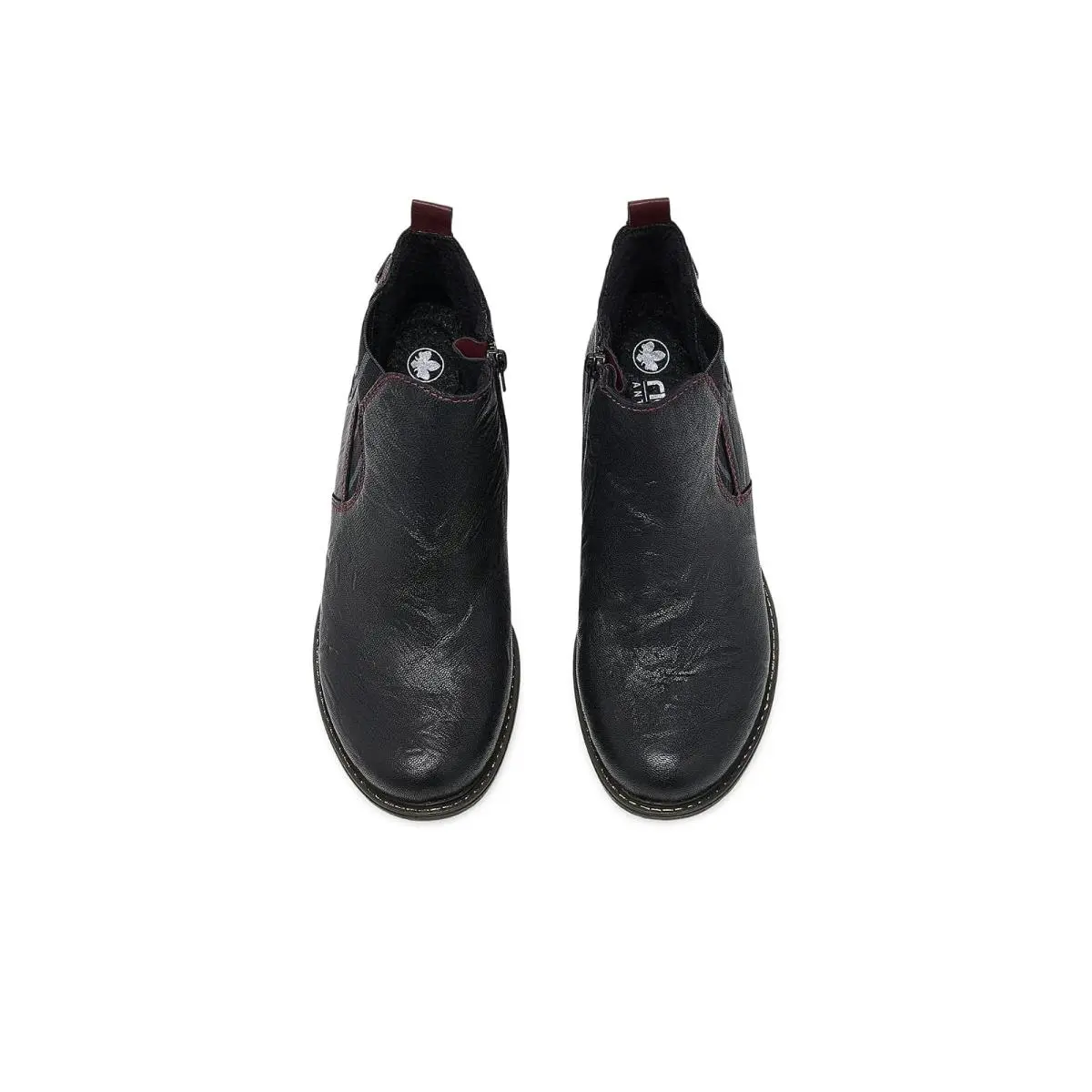 Rieker shoes - Schwarz/Wine 7