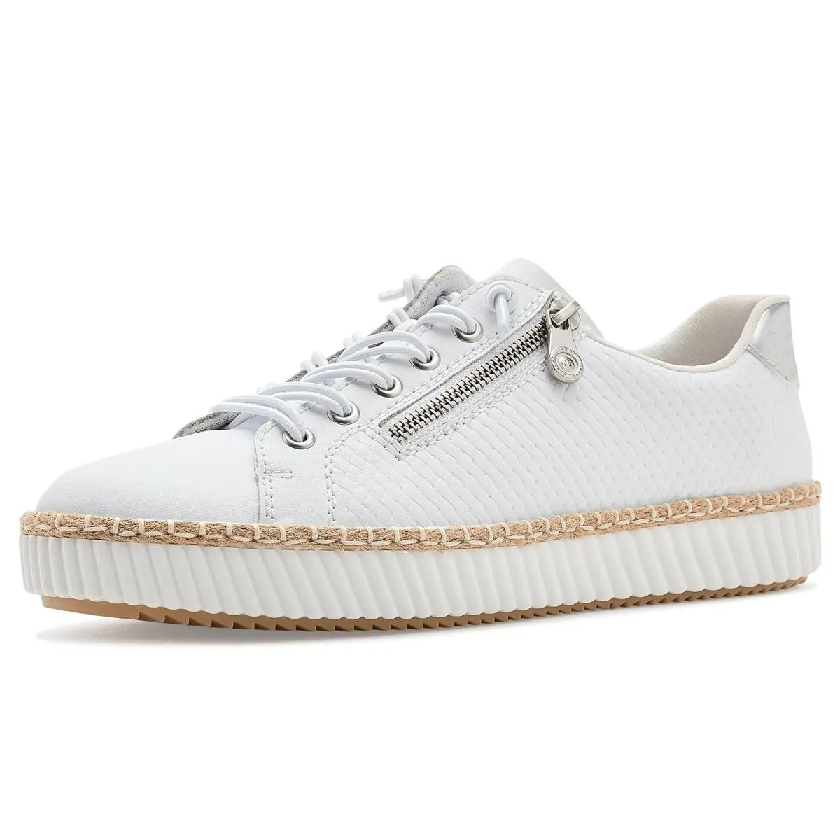 Rieker shoes - Sportweiss/Argento/Weiss 6