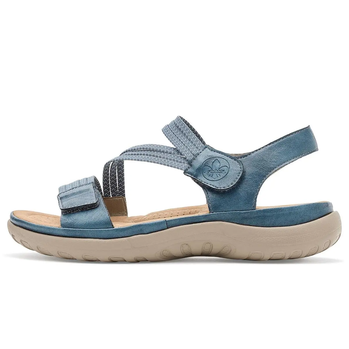 Rieker shoes - Jeans Weiss 9