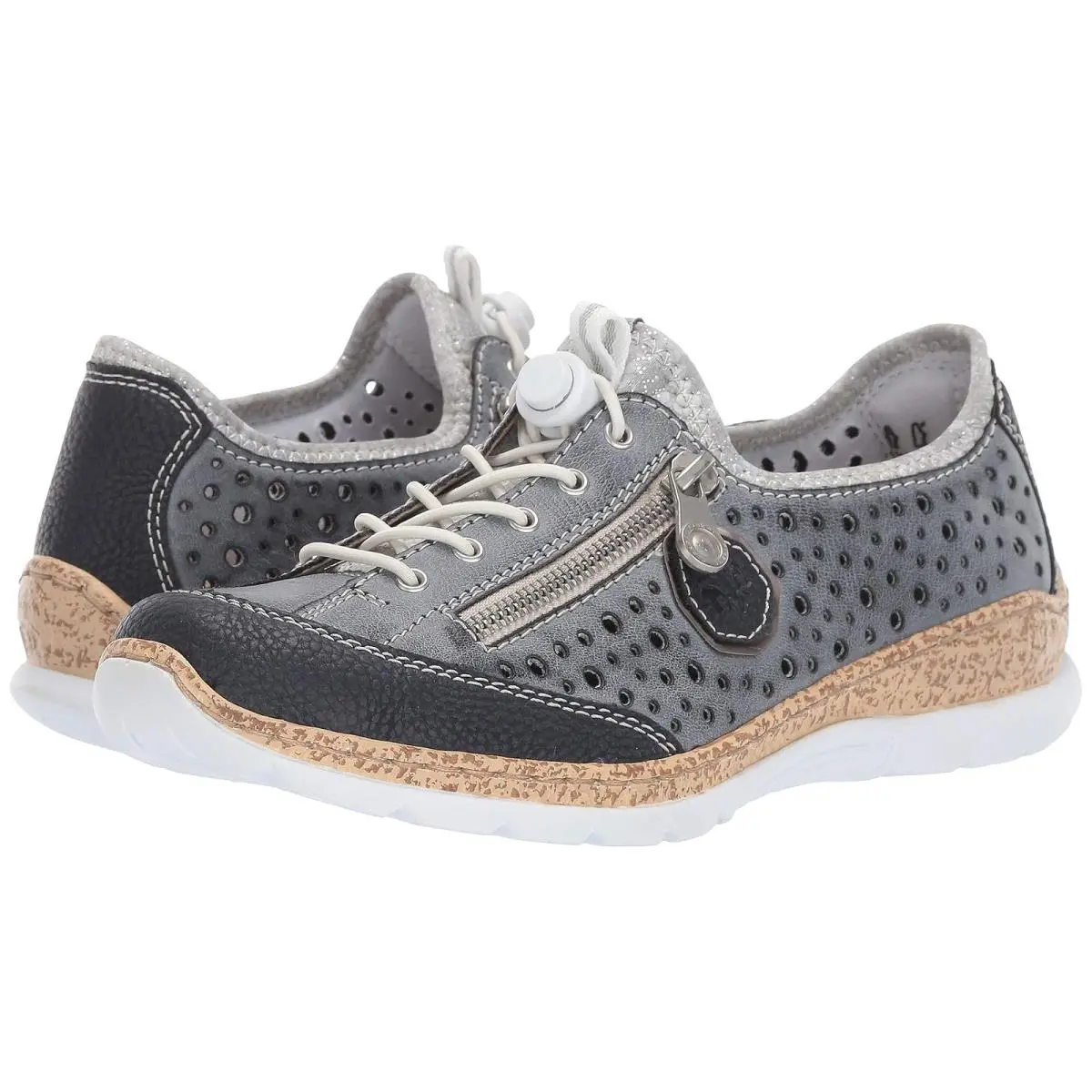 Rieker shoes - Pazifik/Atlantic/Altsilber 6