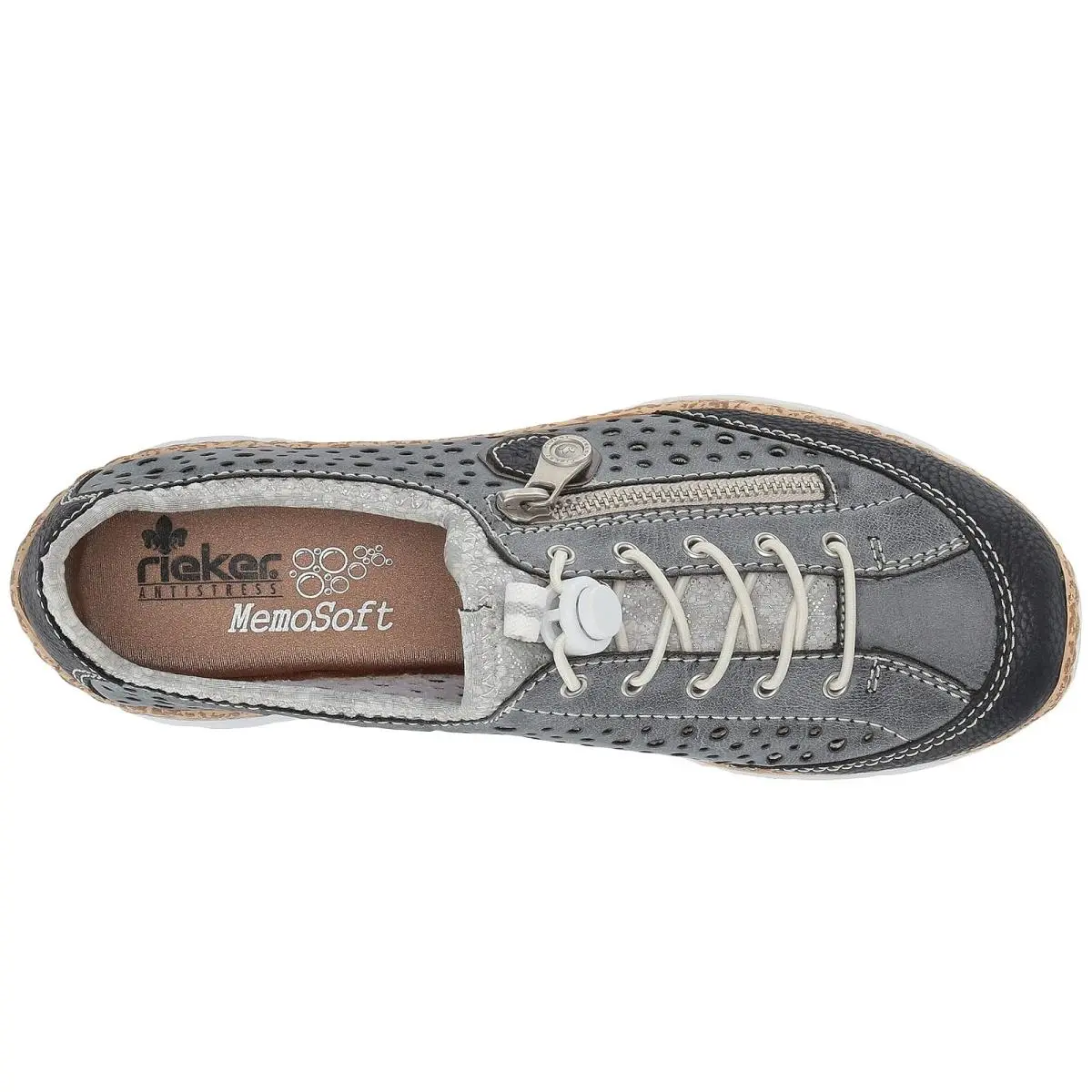 Rieker shoes - Pazifik/Atlantic/Altsilber 7