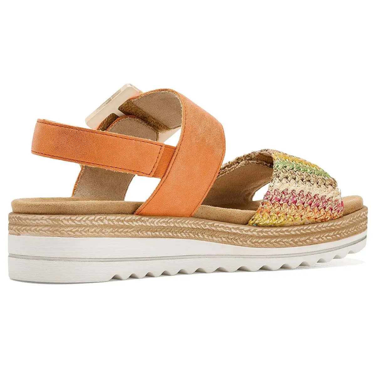 Rieker shoes - Gold Multi/Orange 1