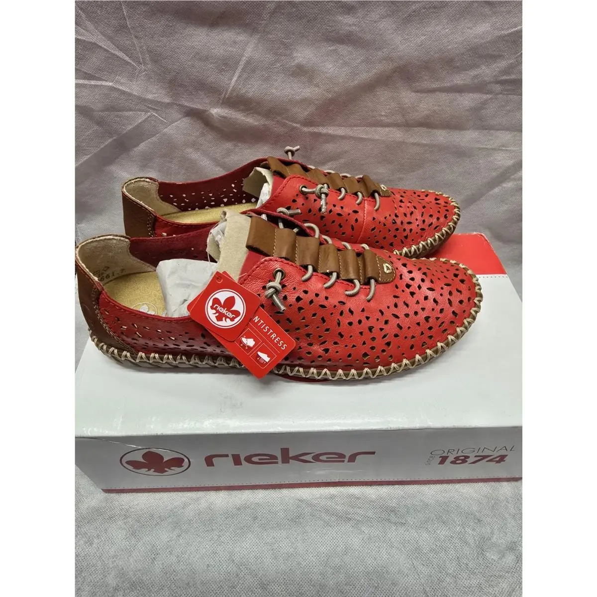 Rieker shoes - Rieker Antistress Guste M2856-33 - Antistress Guste - Red 0