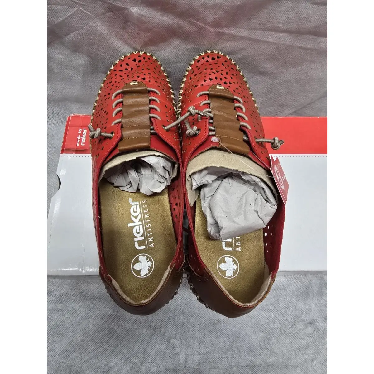 Rieker shoes - Rieker Antistress Guste M2856-33 - Antistress Guste - Red 1