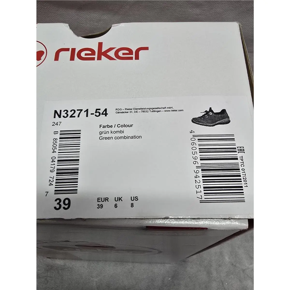 Rieker shoes - Rieker Antistress N3271-54 - Antistress - Green 7