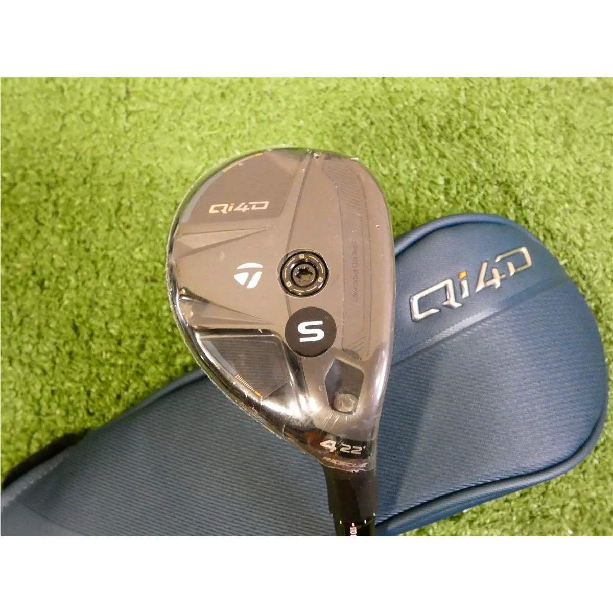 Taylormade 2026 Qi4D 22 4 Hybrid Rescue Reax 75 Stiff Graphite w Headcover