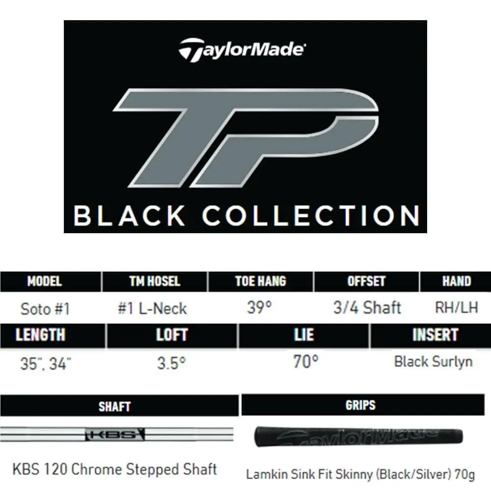 TaylorMade  - Tp Black Soto #1 `24 - Black (UPC: 192371760048) 3