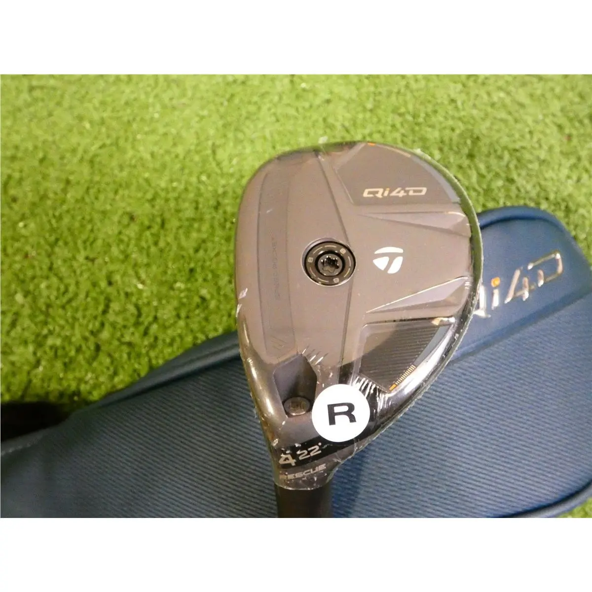 Taylormade Qi4D 22 Left Hand 4 Hybrid Rescue Reax 65 Regular Graphite w HC