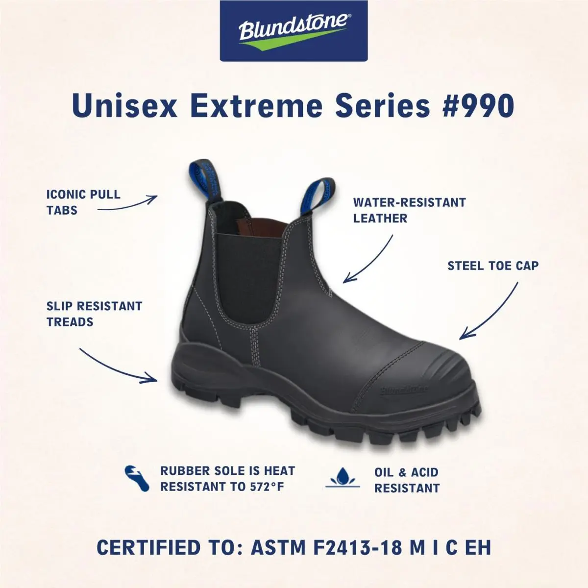 Blundstone shoes - 990-080 - 990-080 - Black (UPC: 9315891430227) 2