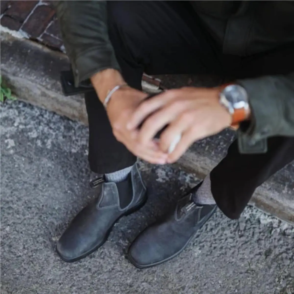 Blundstone shoes - Dress Chelsea Boots - Dress Chelsea Boots - Steel Grey Suede (UPC: 9315891598460) 7