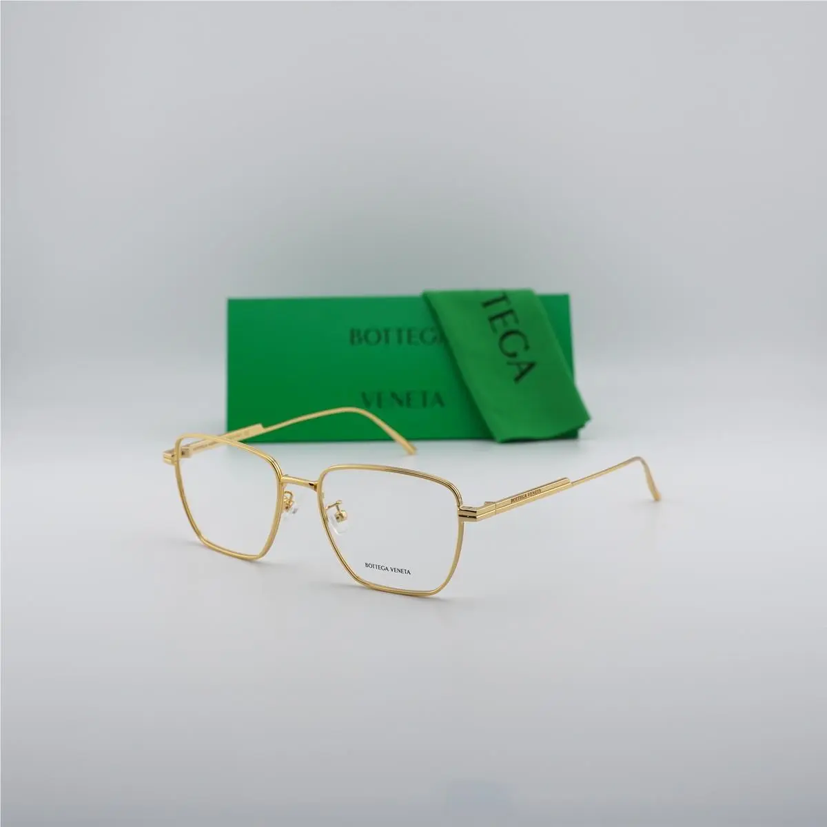 BV1015O 002 Gold 52mm Eyeglasses by Bottega Veneta