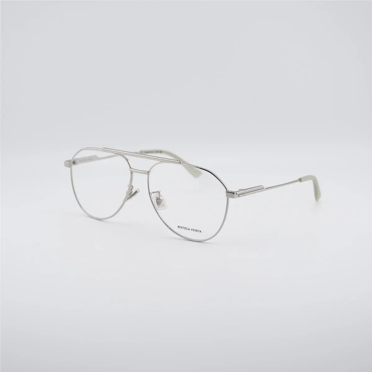 BV1158O 003 Silver 57mm Eyeglasses by Bottega Veneta