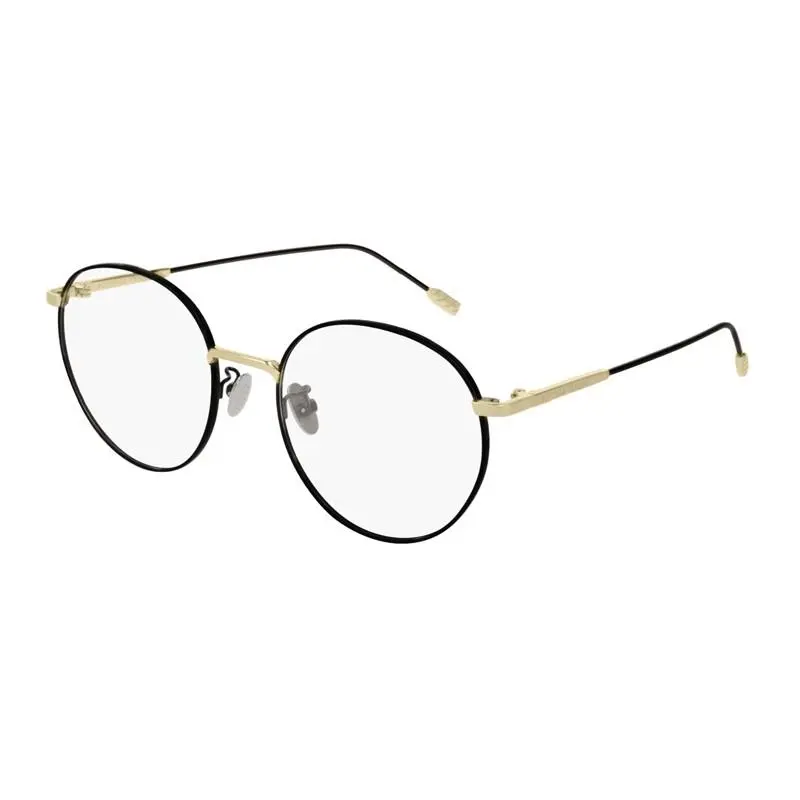 Bv0214o Eyeglasses Eye Glasses 001 53mm Women Black/gold by Bottega Veneta