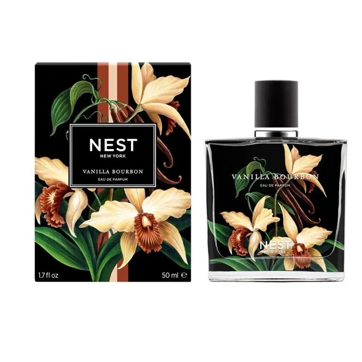 Nest New York Vanilla Bourbon Eau de Parfum Spray Regular Size 1.7 fl oz by NEST New York