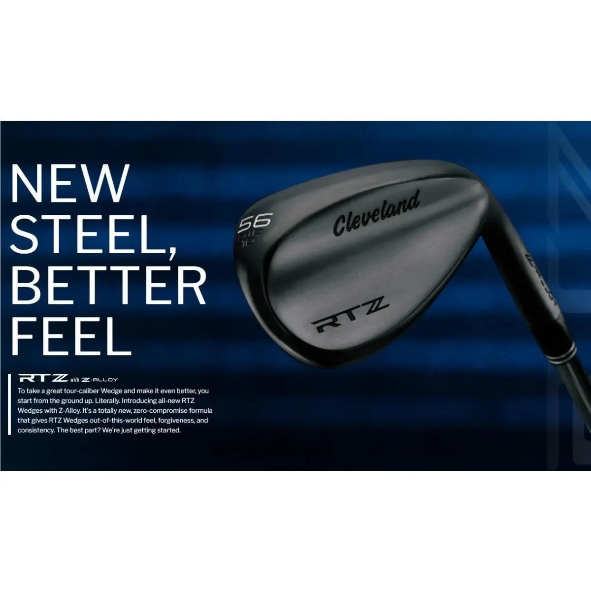 Cleveland Golf  - RTZ Black Satin - RTZ Black Satin - Black, Lie Angle: Black 9
