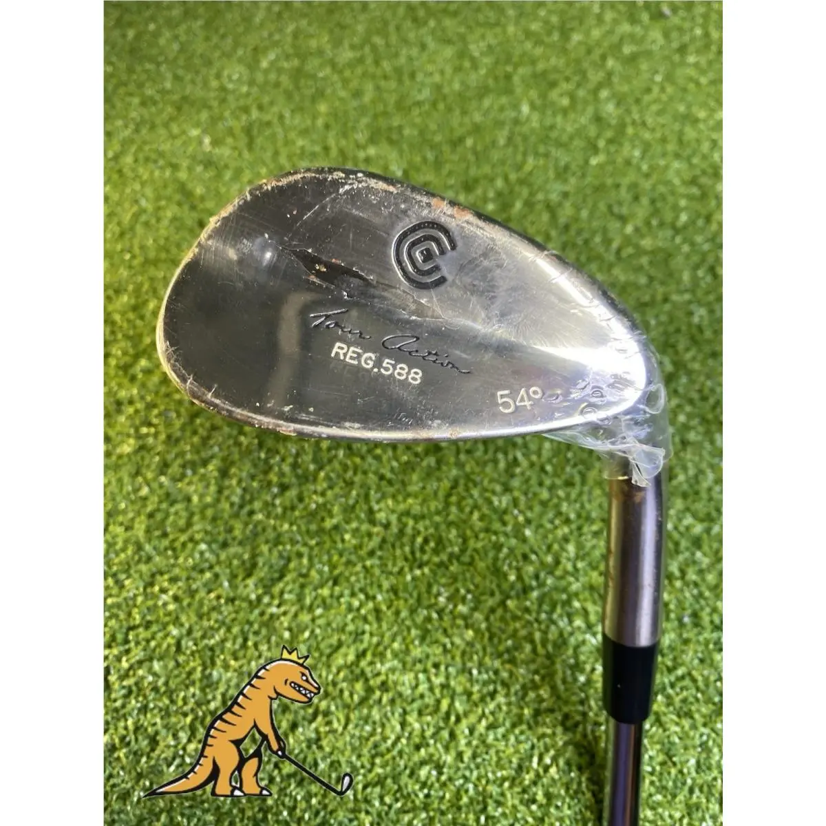 Tour Issue Cleveland Tour Action 588 Raw 54 Sand Wedge Dynamic Gold