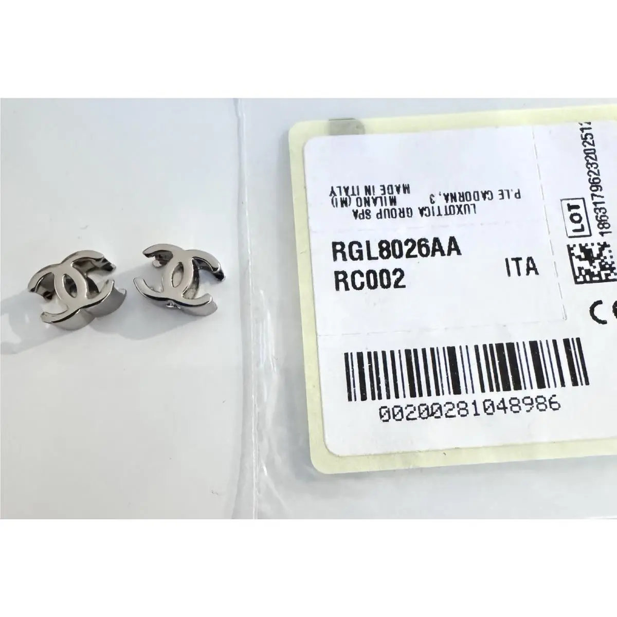 Chanel CH 2218 Sunglasses Silver Replacement Temples Side Logo