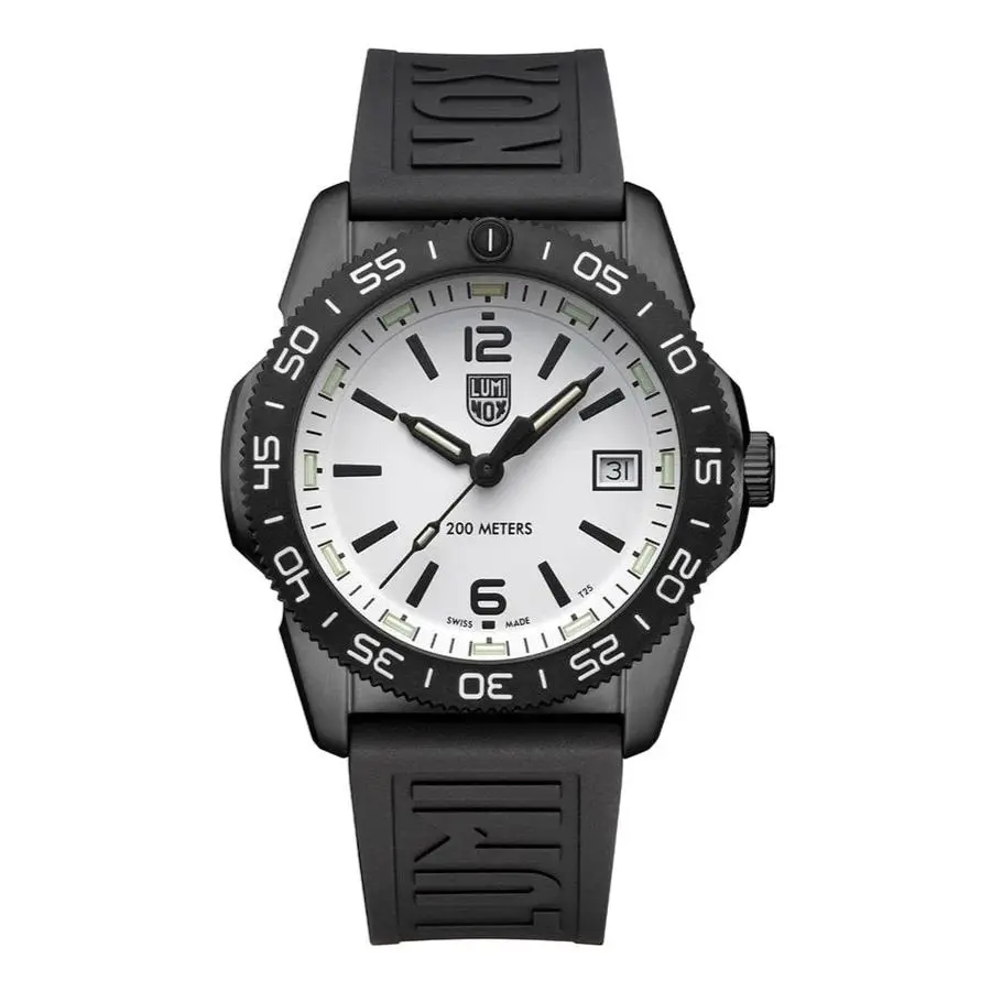 Pacific Diver White Dial Swiss Made Watch 39mm 3127M Sapphire Crystal by Luminox