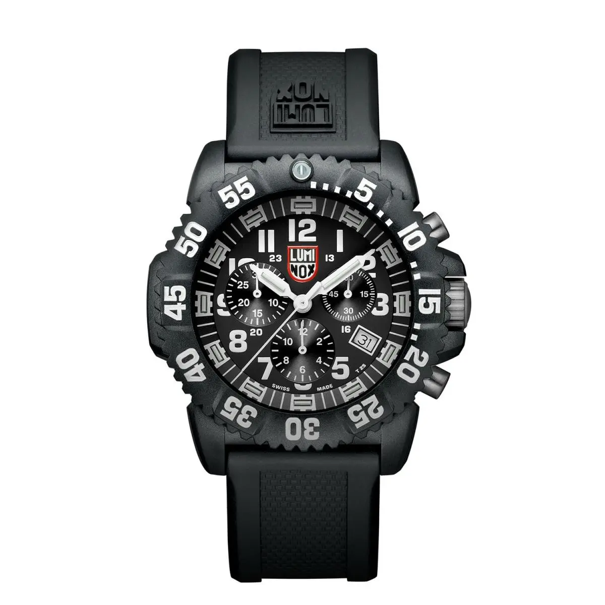 Navy Seal Colormark Chronograph Watch - XS.3081.F - Black/white by Luminox