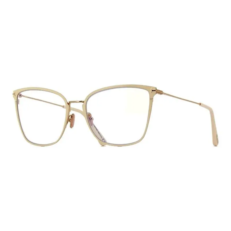 FT5839-B Eyeglasses Eye Glasses 025 Ivory 56mm Women by Tom Ford