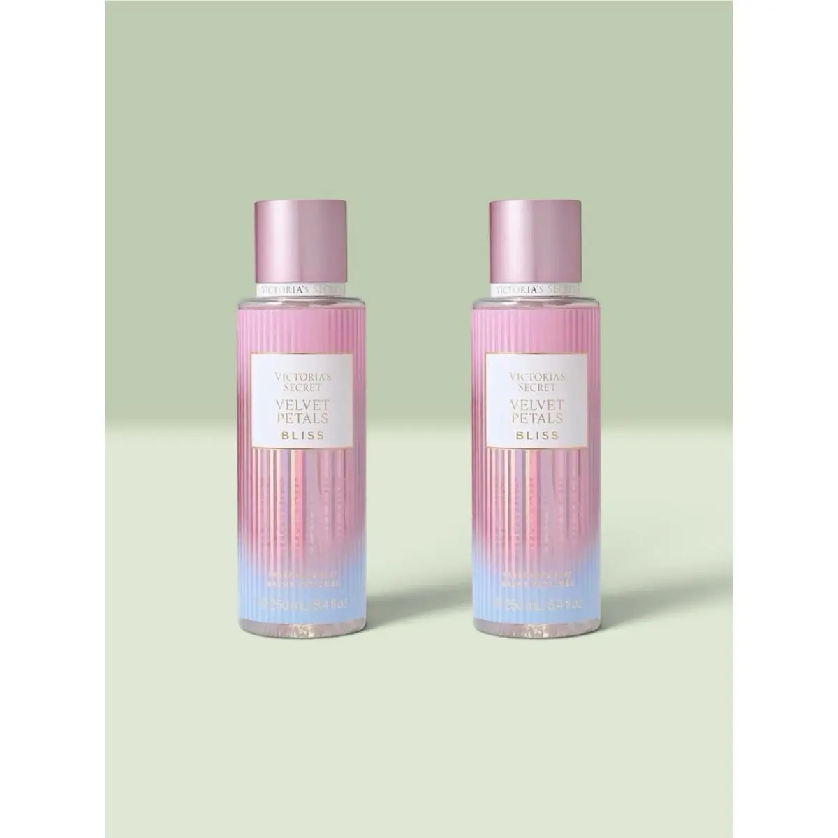 Victoria`s Secret Velvet Petals Bliss Fragrance Mist 8.4 Fl.oz. Lot of 2