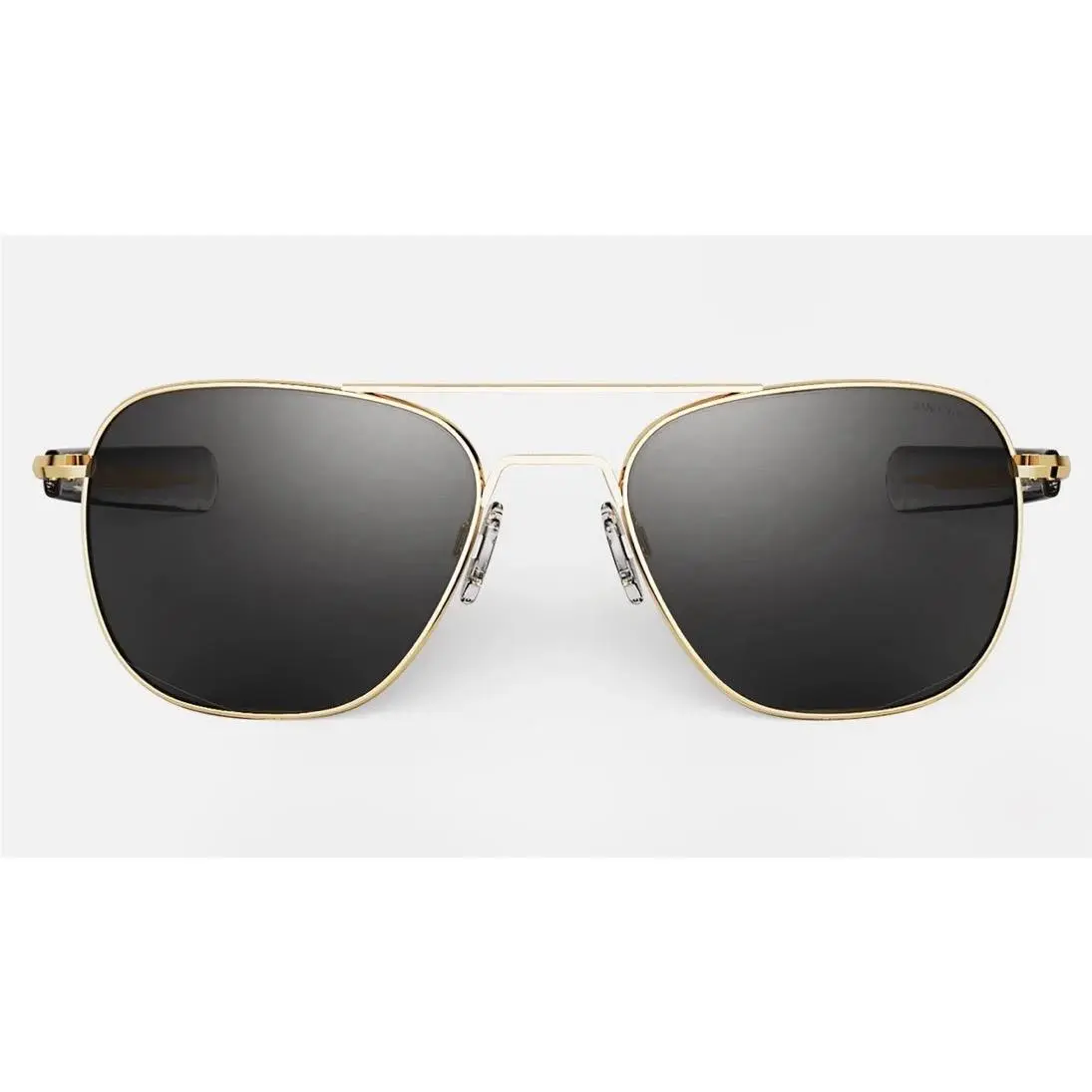 Randolph Aviator Military Special Edition 23k Gold 55mm Polarized Sunglasses